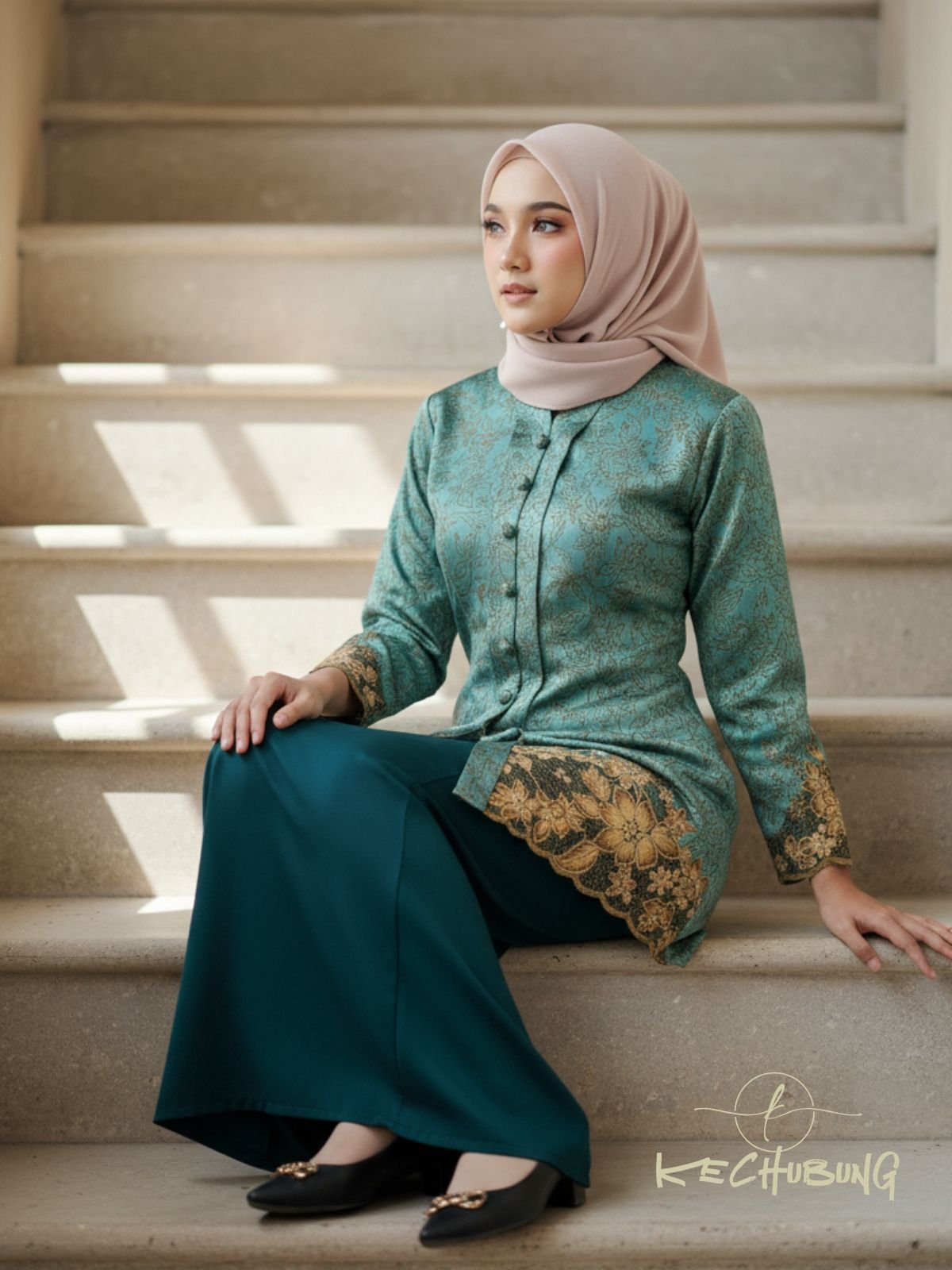 Sulam Goyang Kebaya Tradisi