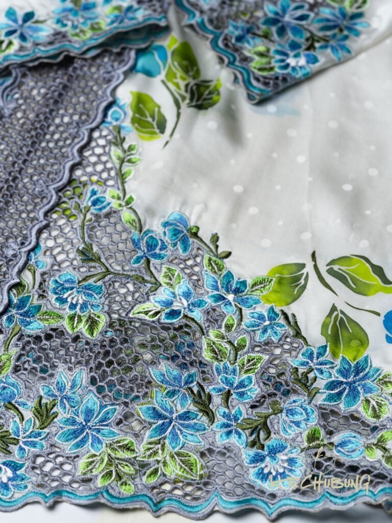 Magnolia Flower Embroidery – Sulam Goyang Kebaya Tradisi