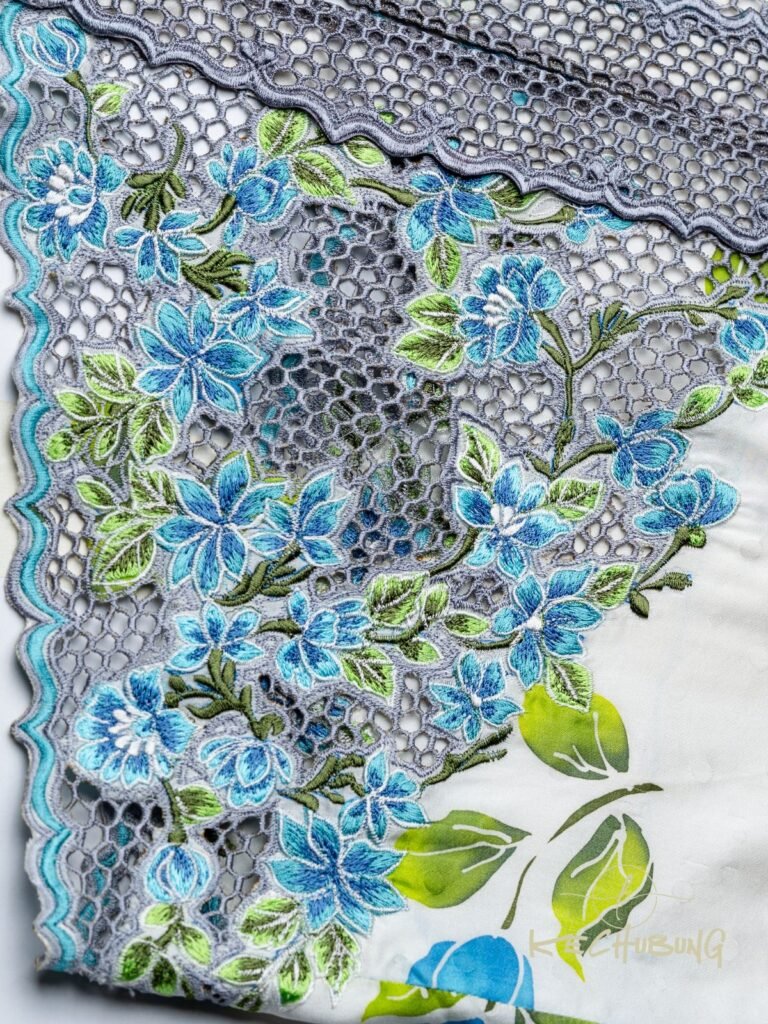 Magnolia Flower Embroidery – Sulam Goyang Kebaya Tradisi