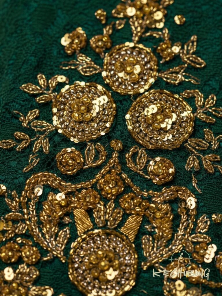 Sulam Lace – Kurung Songket Moden Majlis Resepsi